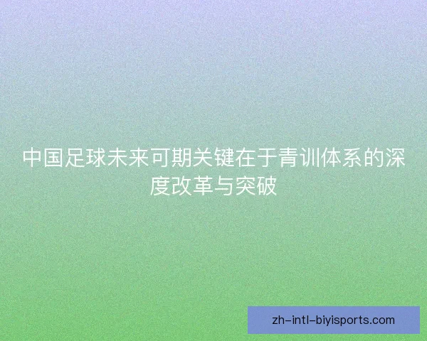 中国足球未来可期关键在于青训体系的深度改革与突破 中国足球未来可期关键在于青训体系的深度改革与突破